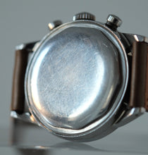 Load image into Gallery viewer, Movado Chronograph Sub Sea Silver Gilt Black Dial