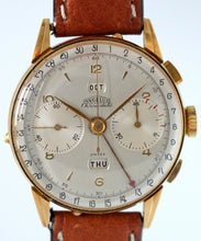 Load image into Gallery viewer, Angelus Chronodato Triple Date Chronograph in Gold