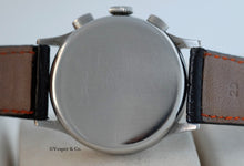 Load image into Gallery viewer, Lemania Chronograph with Telemeter and Tachometer Scales