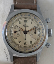 Load image into Gallery viewer, Croton Clamshell Chronograph with Tachometer and Telemeter Scales