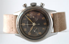 Load image into Gallery viewer, Lemania Chronograph with Patinated Rhodium Dial