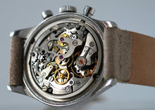 Load image into Gallery viewer, Lemania Chronograph with Patinated Rhodium Dial