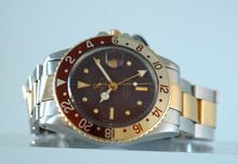 Load image into Gallery viewer, Rolex GMT 1675 Stainless Steel & Gold Root Beer Dial