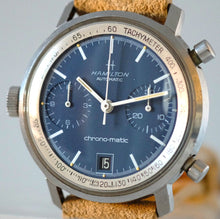 Load image into Gallery viewer, Hamilton "Chrono-Matic" with Blue Dial