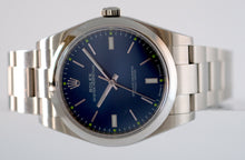 Load image into Gallery viewer, Rolex Oyster Perpetual 39 Blue