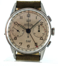 Load image into Gallery viewer, Angelus Chronodato Triple Date Chronograph in Steel