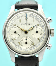 Load image into Gallery viewer, Girard Perregaux Stainless Steel Chronograph, circa 1965