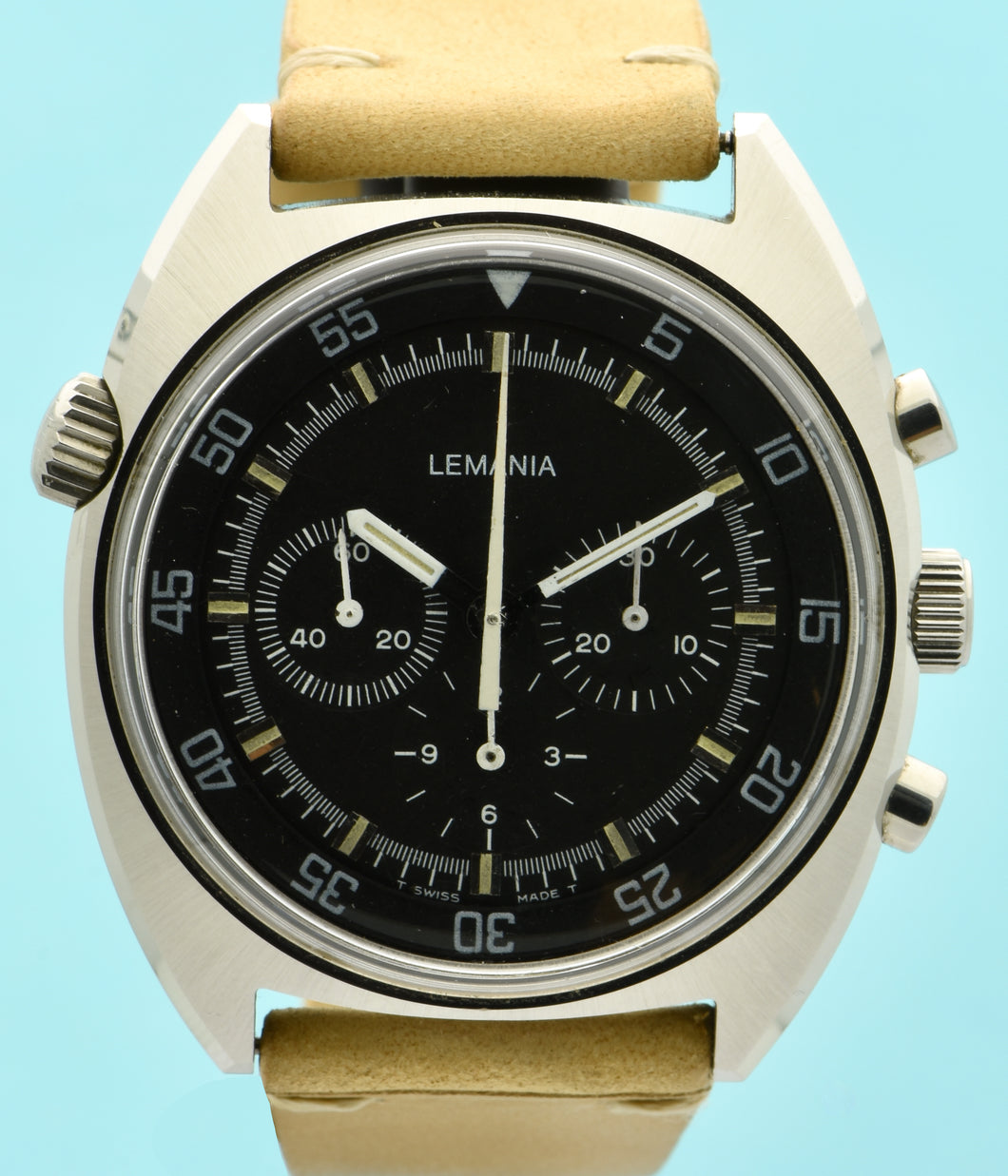 Lemania Chronograph in Stainless Steel, Ref. 9658