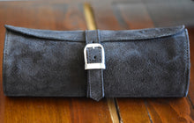 Load image into Gallery viewer, Suede Leather Watch Travel Tube in Seal Brown