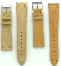 Load image into Gallery viewer, Suede Leather Watch Strap in Sand