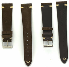 Load image into Gallery viewer, Suede Leather Watch Strap in Dark Brown