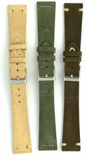 Load image into Gallery viewer, Suede Leather Watch Strap in Sand