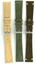 Load image into Gallery viewer, Suede Leather Watch Strap in Dark Brown