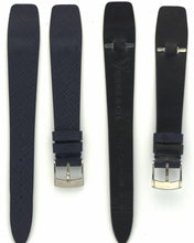 Load image into Gallery viewer, Saffiano Leather Watch Straps with Open End in Navy