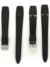 Load image into Gallery viewer, Saffiano Leather Watch Straps with Open End in Black