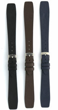 Load image into Gallery viewer, Saffiano Leather Watch Straps with Open End in Black
