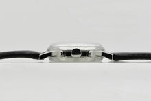 Load image into Gallery viewer, Gallet Steel Chronograph wristwatch, Swiss, "Chronograph." Made in the 1960s. Fine, stainless steel wristwatch with round button chronograph, registers, telemeter and tachometer scales.