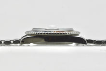 Load image into Gallery viewer, Rolex, Oyster Perpetual, GMT Master, Superlative Chronometer, Officially Certified, Ref. 1675. Made in Switzerland . Fine, two time zone, center seconds, self-winding, water-resistant, stainless steel wristwatch with date, 24-hour bezel and hand and a stainless steel Rolex riveted bracelet.