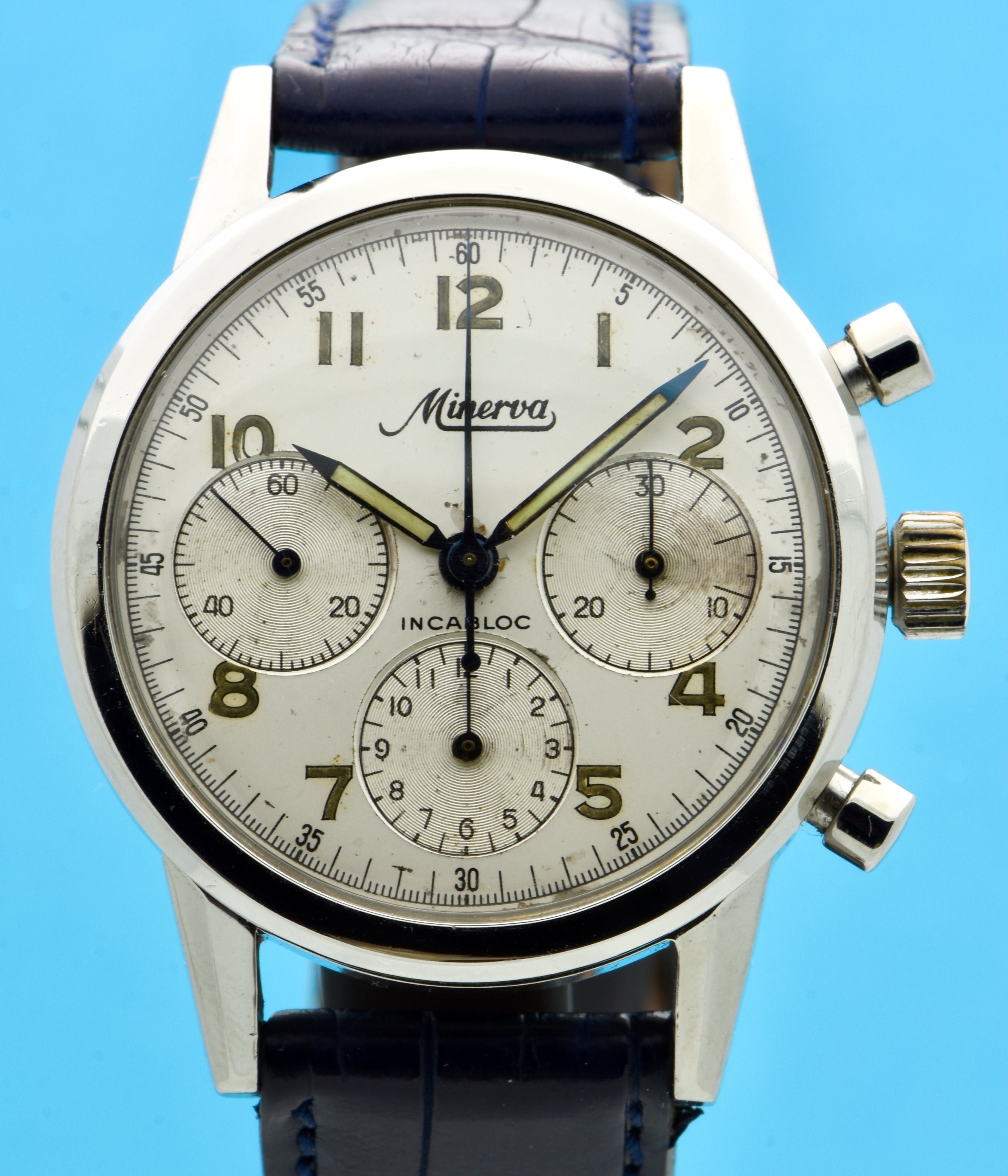 Minerva chronograph sale