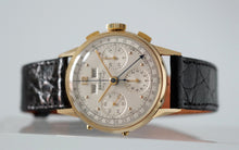 Load image into Gallery viewer, Benrus Sky Chief 14k Gold Triple Date Chronograph
