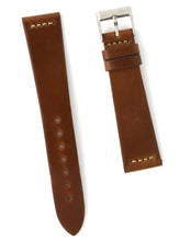 Load image into Gallery viewer, Horween Cordovan Leather Watch Straps in Light Tobacco