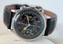 Load image into Gallery viewer, Lemania Chronograph with Telemeter and Tachometer Scales