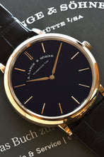 Load image into Gallery viewer, A. Lange &amp; Söhne Saxonia Thin in 750 Honeygold® with Onyx Dial Limited Edition of 200
