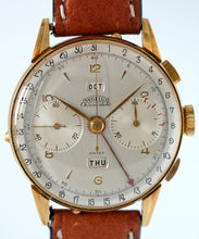 Load image into Gallery viewer, Angelus Chronodato Triple Date Chronograph in Gold
