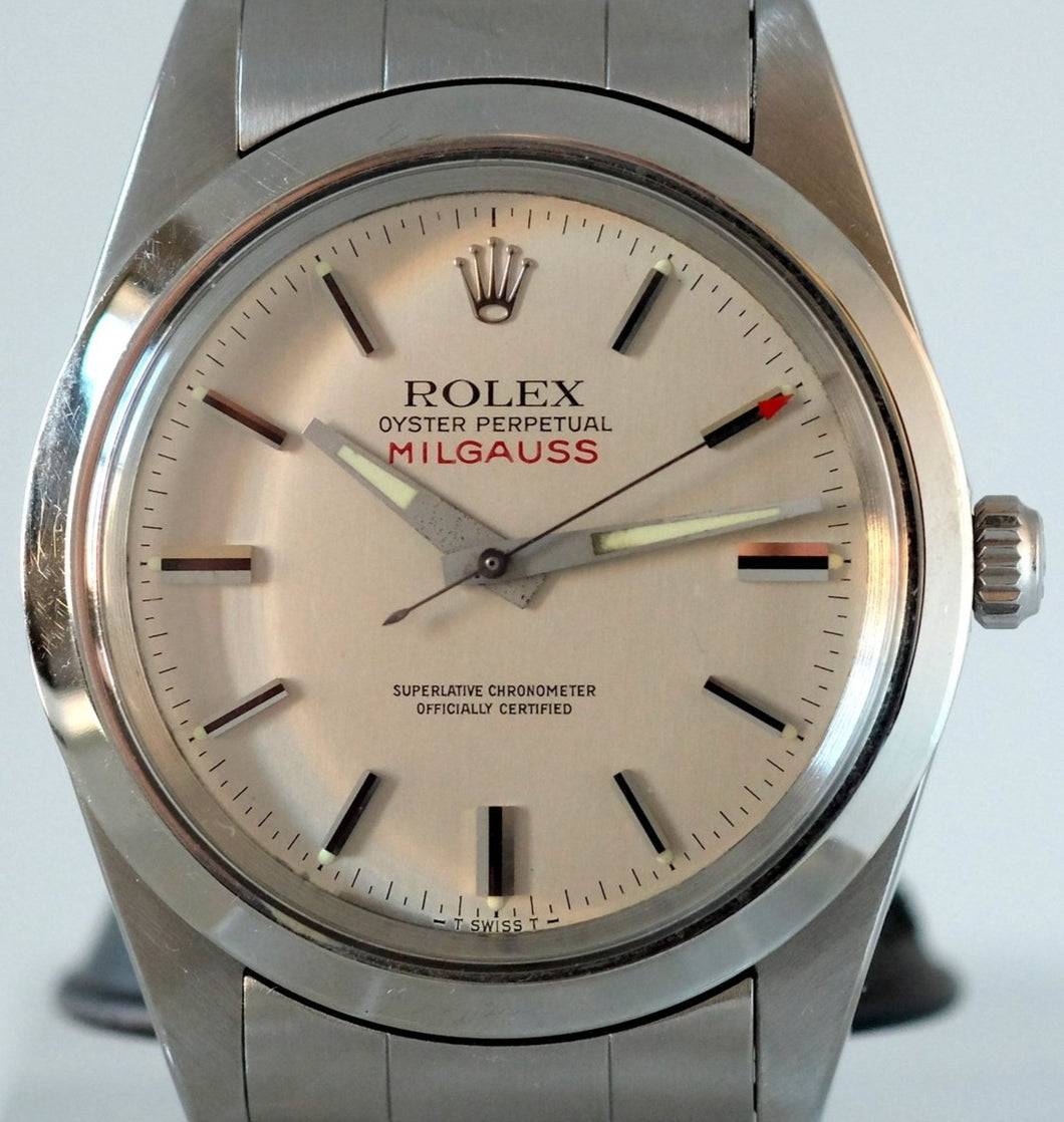 Rolex Milgauss Ref. 1019 with White Dial