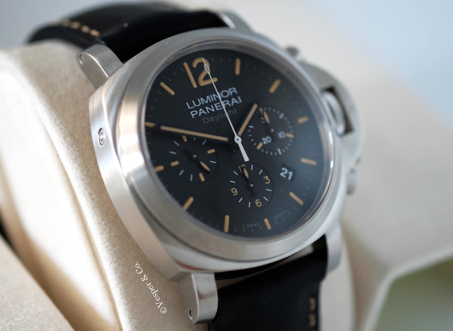 Panerai Luminor Chrono Daylight PAM00250 44mm, Steel, Black