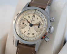 Load image into Gallery viewer, Croton Clamshell Chronograph with Tachometer and Telemeter Scales

