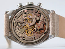 Load image into Gallery viewer, Lemania Chronograph with Patinated Rhodium Dial

