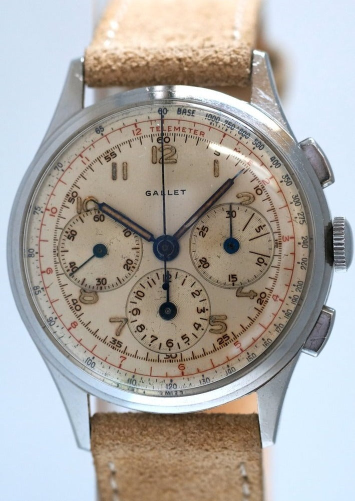 Gallet Early MultiChron 12H Chronograph with Excelsior Park 40-68