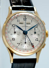Load image into Gallery viewer, Gallet Triple-Date Chronograph in Yellow Gold
