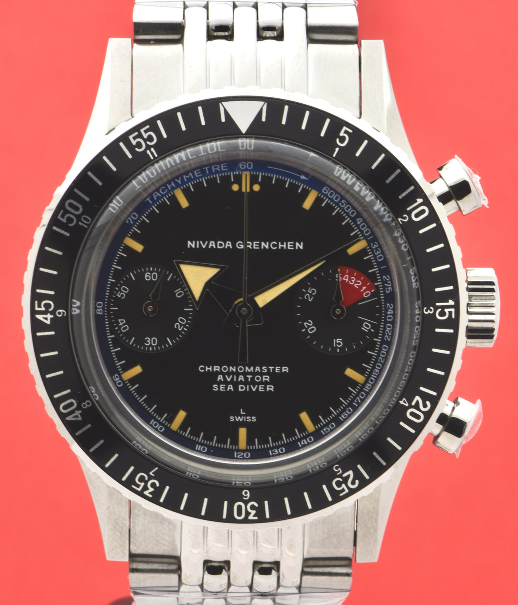 Nivada Grenchen Chronomaster Aviator Sea Diver Re-Edition, Ref. 86007M