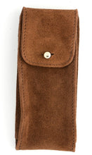 Load image into Gallery viewer, Suede Leather Watch Pouch in Brown
