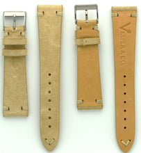 Load image into Gallery viewer, Suede Leather Watch Strap in Sand
