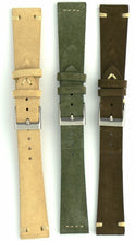 Load image into Gallery viewer, Suede Leather Watch Strap in Sand
