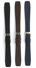Load image into Gallery viewer, Saffiano Leather Watch Straps with Open End in Black
