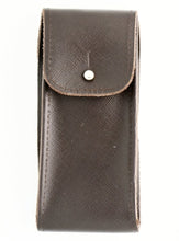 Load image into Gallery viewer, Saffiano Leather Watch Pouch in Chocolate
