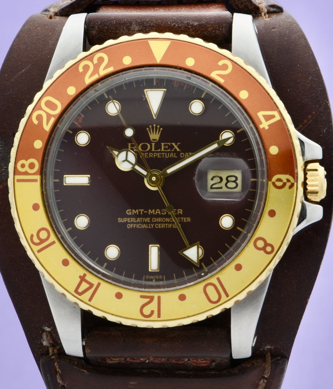 Rolex GMT-Master “Rootbeer” Dial, Ref. 16753