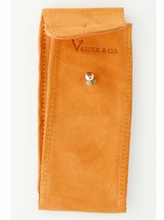Load image into Gallery viewer, Suede Leather Watch Pouch in Turmeric

